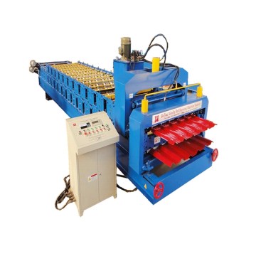 IBR Double Galvanized Roofing Sheet Roll Forming Machine