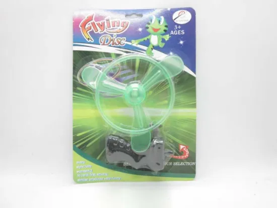 PULL-STRING FLYING DISK W/LIGHT