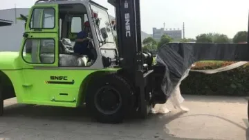 Heavy Duty Glass Lifter 10 Ton Diesel Forklift