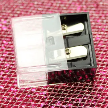 Cosmetic Promotional Gift Custom Two Holes Eyebrow Pencil sharpener