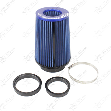 76mm/89mm Cleaner Dust Flow Air Purifier with Mushroom Intake and Iceberg Pattern Filter - Includes Two Adapters