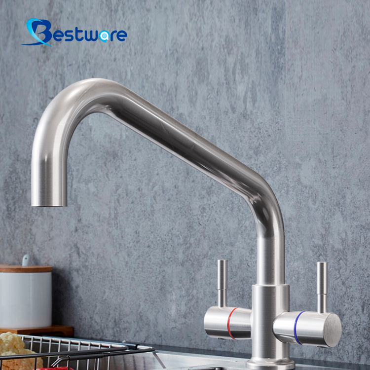 Commercial Kitchen Faucet With Pull Down Sprayer