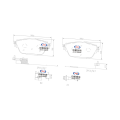 Pads bireega dambe ee Dongfeng Fengxing CM 7