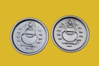 Beverage Full Open Easy Open Can Lids 65mm , Metal Containe