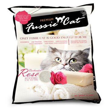 Cat Litter Bag with 3-side Heat Seal Style and Excellent Printing