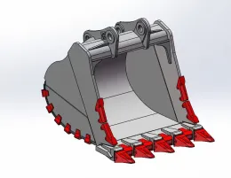 Efficient 85ton excavator bucket for Large-scale mining