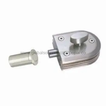 Glass Door Lock, Made of SUS304 Stainless Steel, Used for 8-12mm Glass