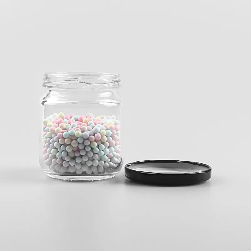 195ml Glass Jar With Lid4 Png