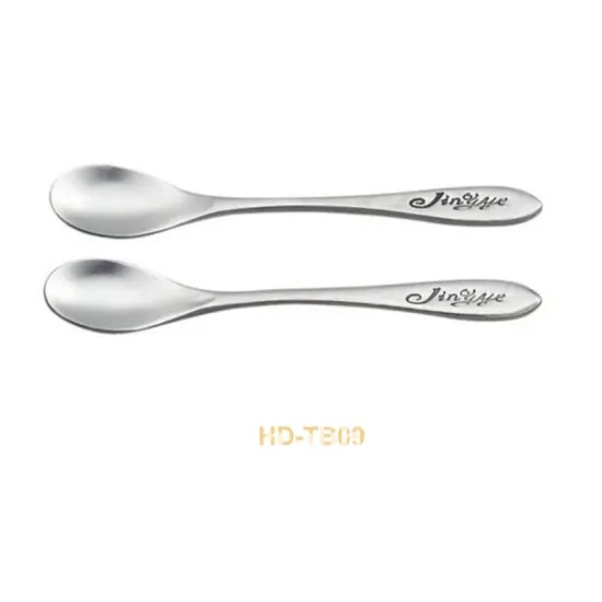 2 pcs stainless steel spoon flatware set