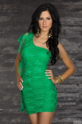 Elegant Lace Dress in Rose fashion sexy evening dress