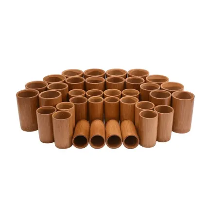 Bamboo Carbonized Thumb Cupping Jars