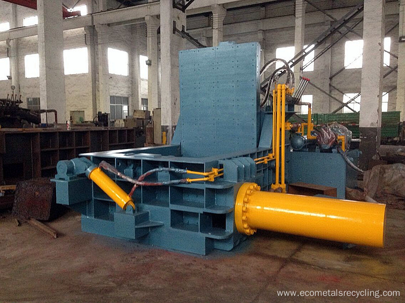 Hydraulic Scrap Metal Steel Recycling Square Baler Equipment