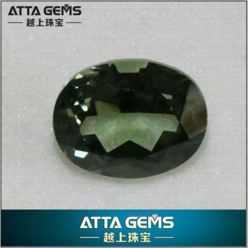 cute oval cut spinel of oval 7*9mm Light Green Stone