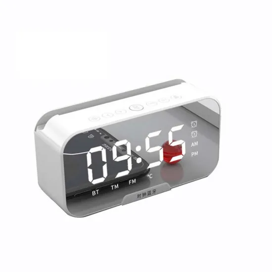 2023 New Arrivals: Adjustable LED Display Alarm Clock with Wireless Bluetooth Speaker