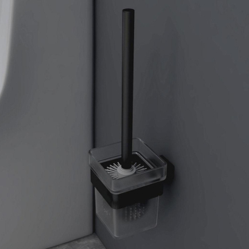 China Manufacturer Silicone Toilet Brush with Holder for Bathroom