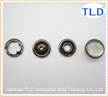 Jiashan TLD 10mm brass prong snap button