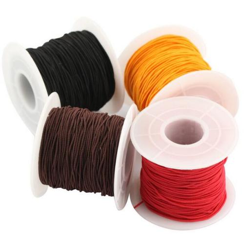 Custom colorful flat braided elastic band