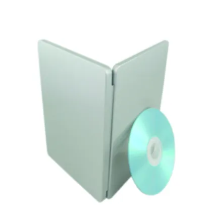 global silver dvd tin packaging box/case/bag