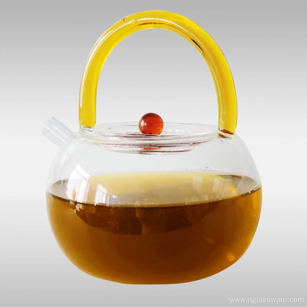 New Product 800ML Glass Teapot With Infuser