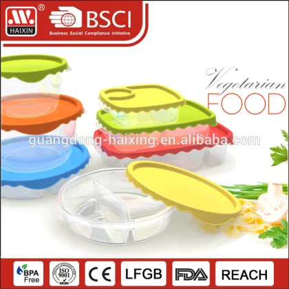 HAIXING wholesale tin lunch hard plastic meal box