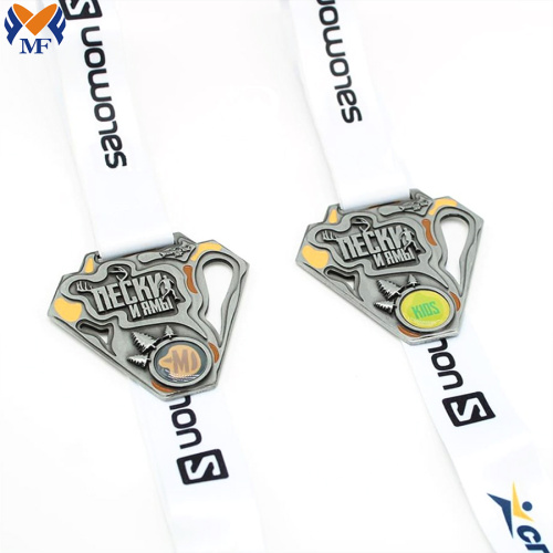 Silber Running Medal Custom zum Verkauf