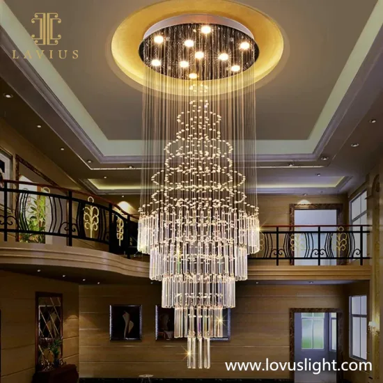 2021 Popular Crystal Hotel Lobby Ballroom Creative Crystal Chandelier Modern Decorative Crystal Custom Chandelier
