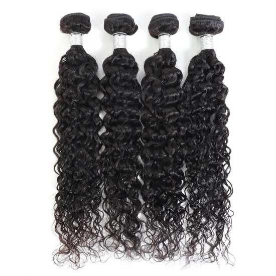 ZYR 10A grade Hair Brazilian Water wave Bundles  100% Remy Human Hair Weave Bundles hair extension Can Be Dyed