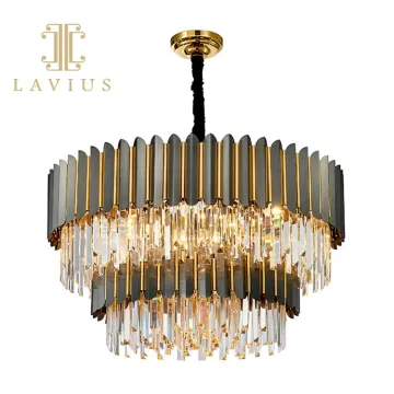 K9 Crystal Dazzling Hotel Living Room Chandelier Pendant