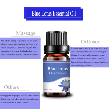 wholesale bulk pure natural 10ml top quality blue lotus oil