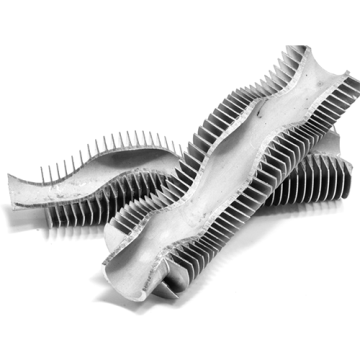 Tube d&#39;ailettes intégré en acier au carbone pour refroidisseurs de machines