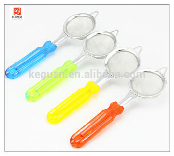 ZP-015 Hot sales PS handle stainless steel colander
