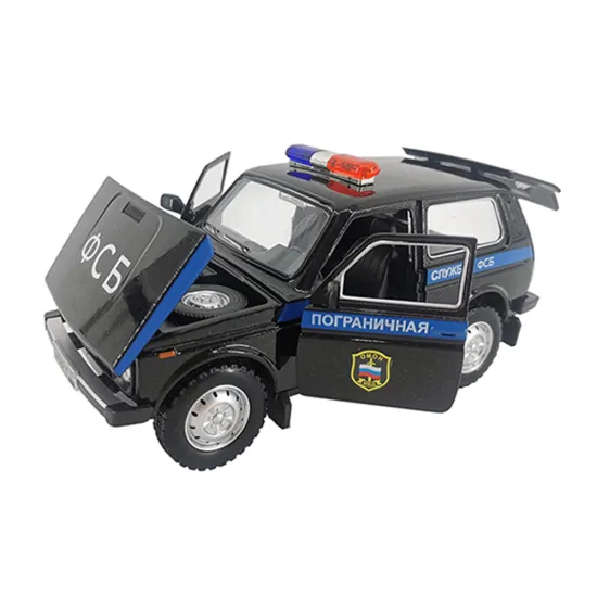 New High Detail Ladaniva Metal Zinc Alloy 1:18 Diecast Model Police Cars - Latest Arrival