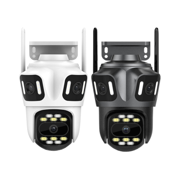 8MP 4K WiFi Surveillance Camera: Three Lens, Three Screens, 360° Wireless Smart Security