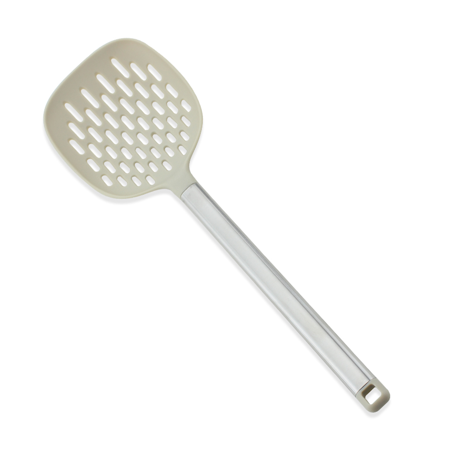 Utensili di cottura a scrematore in nylon da cucina colore grigio