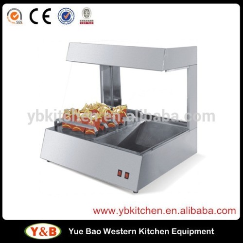 Stainless Steel Commercial Counter Top Electric Chips Worker , Chips Warmer