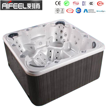 Acrylic spa hot tub 7 persons square USA Balboa whirlpool
