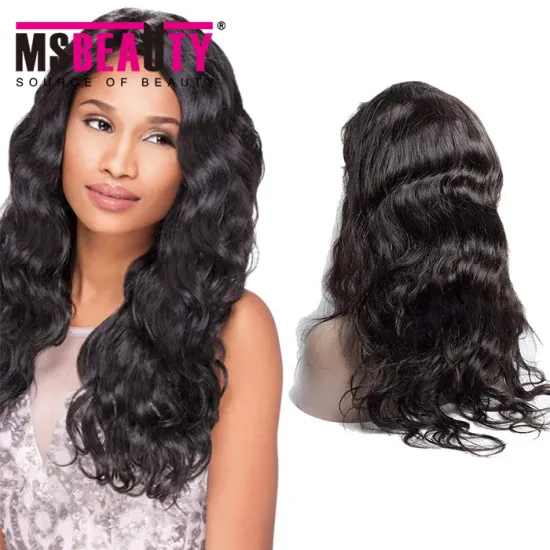 Real Natural Wave Indian  great quility Virgin Human Hair Plucked with Baby Hair wholesale price for human hair wigs