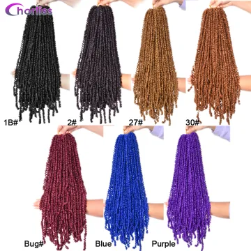 High Quality Freetress Spring Twist Locs Curly Fluffy Passion Twist Synthetic Braiding Hair Extensions Crochet Braids For Women
