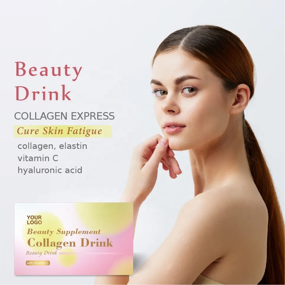 Băutură de colagen Vitamina C Beauty Beauty Beauty Anti-Fatigue