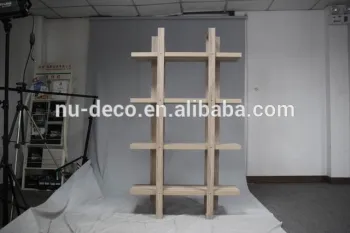 3D wooden shelf modern furniture