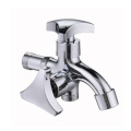 Two handle chrome washing machine faucet taps