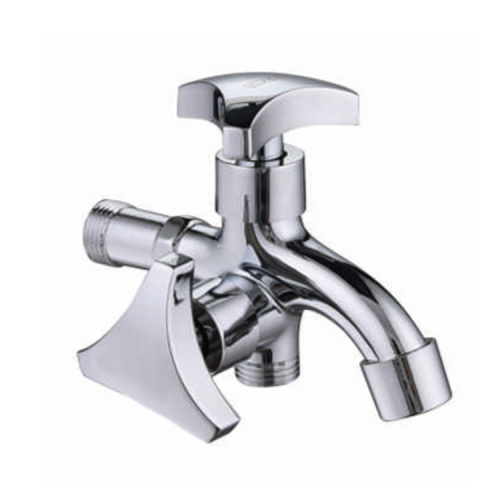 Crossroad Handle Wall Mounted Toilet Washing Machine Faucet