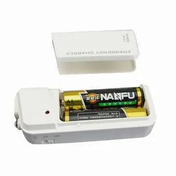 Emergency Mobile Phone Charger with 2AALR6 Batteries