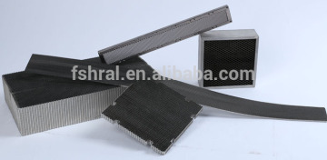Steel ventilation panel filter yellow chromated
