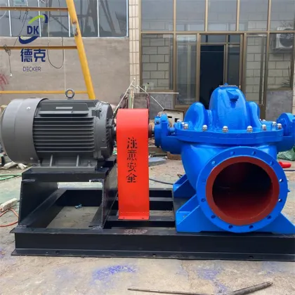 Manufacturer Direct Double Suction Centrifugal Split Casing Pump - High Flow Rate
