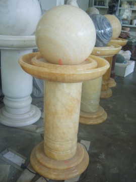 Polished Marble Rolling Ball Water Fountain Fountain for Decoration Garden