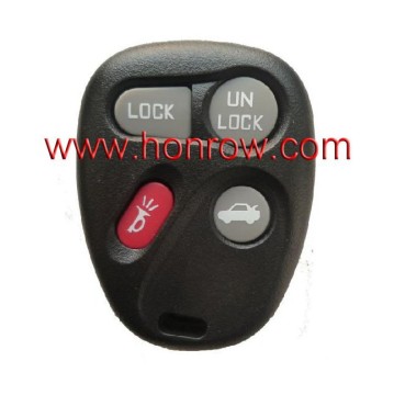Cadilac 3+1 buttons remote key blank/car key shell