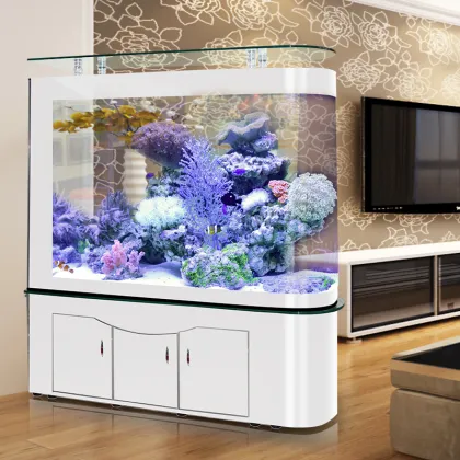 Large Acrylic Aquarium Fish Tank with Bottom Cabinet for Sale
