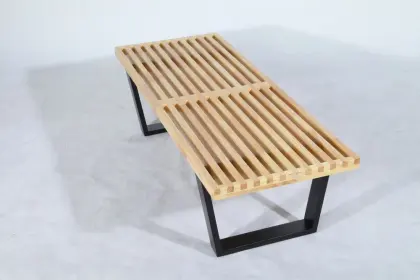 Replica Rubber Wood Nelson Bench