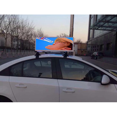 Outdoor Taxi roof LED Display Advertising
